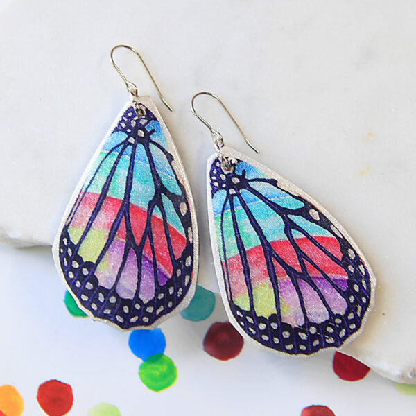 rainbow butterfly earrings insta NEXT ROMANCE vicki 2020