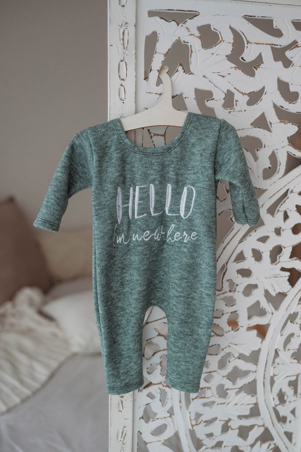 Hello I’m new here newborn romper