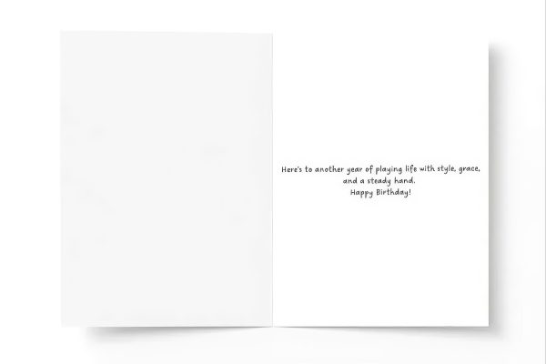 Golf themed Happy Birthday card - Image 2
