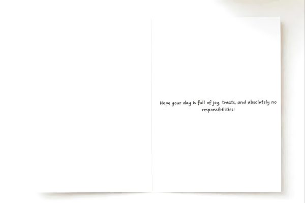 Cat themed 'Happy birthday' card - Image 2
