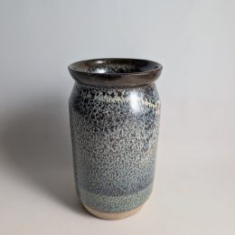 Vase in blue and black