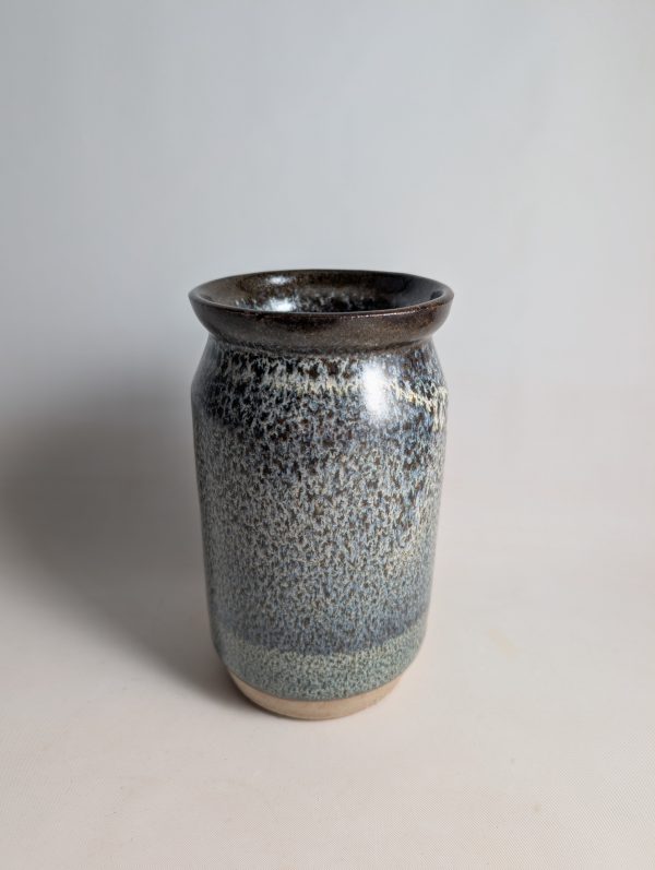 Vase in blue and black