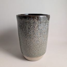 Vase in blue and black